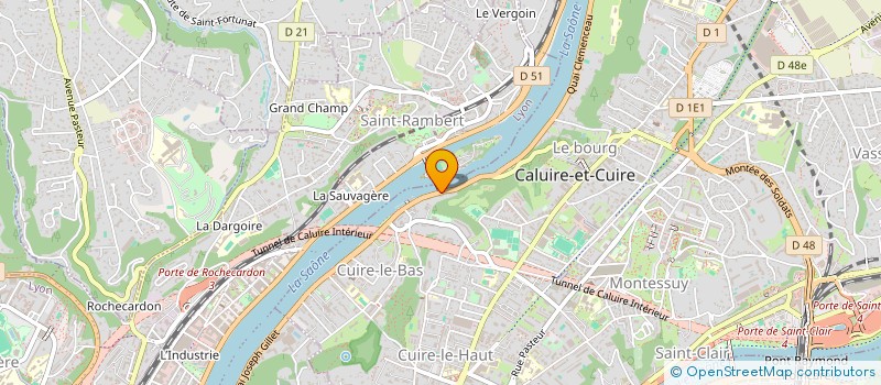 localisation de l'entreprise ATELIER COURSAC WATERKEYN  CALUIRE-ET-CUIRE