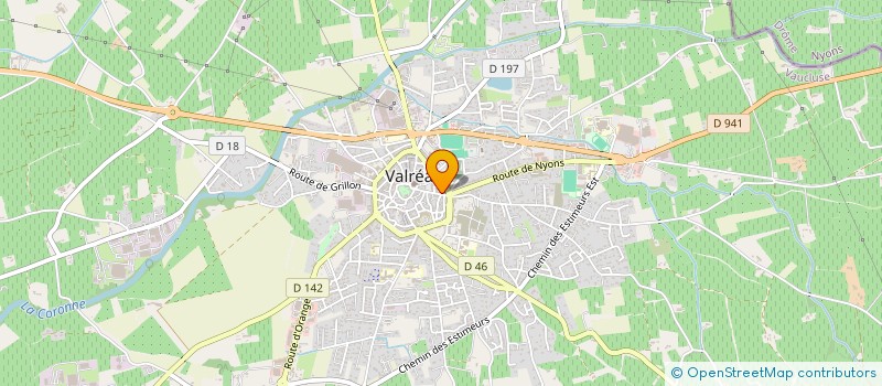 localisation de l'entreprise ATELIER CREA MAIN à VALREAS