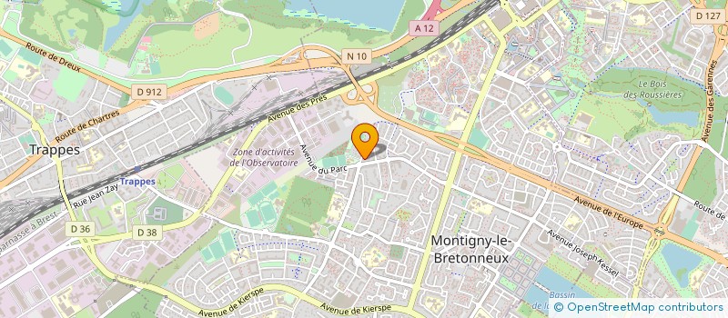 localisation de l'entreprise ATELIER CREA SARLA à MONTIGNY-LE-BRETONNEUX