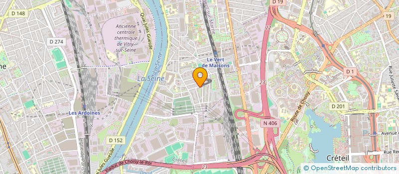 localisation de l'entreprise ATELIER CREATIF EKSOL à ALFORTVILLE