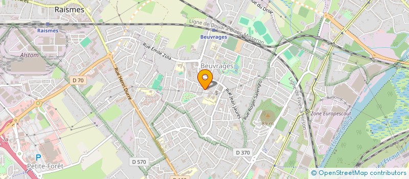 localisation de l'entreprise ATELIER CREATIF INTERACTIF 3D BEUVRAGES à BEUVRAGES