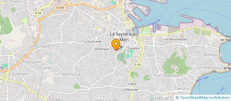 localisation de l'entreprise ATELIER CREATION MUSIQUES UNIVERSELLES  LA SEYNE-SUR-MER