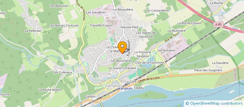 localisation de l'entreprise ATELIER CRIVICA  LANGEAIS