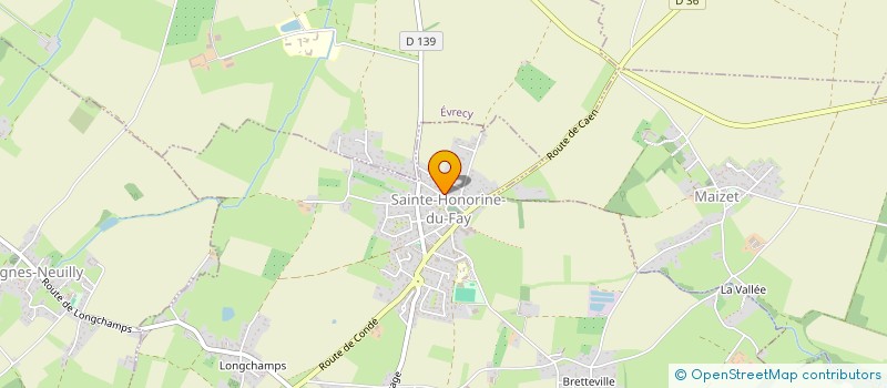 localisation de l'entreprise ATELIER CRYOGENIQUE  SAINTE-HONORINE-DU-FAY