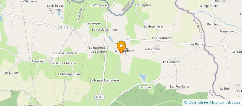 localisation de l'entreprise ATELIER CUIRS ET TOILES CHESNE à SOULVACHE