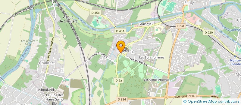 localisation de l'entreprise ATELIER CUPRESSIEN DE THEATRE  COUPVRAY