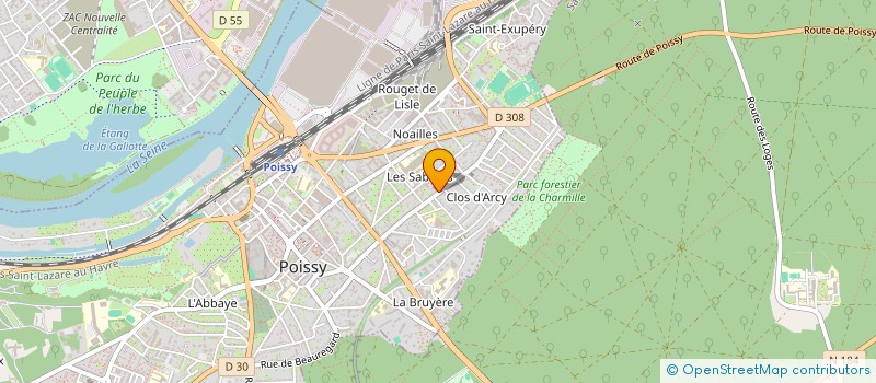 localisation de l'entreprise ATELIER CVMC à POISSY