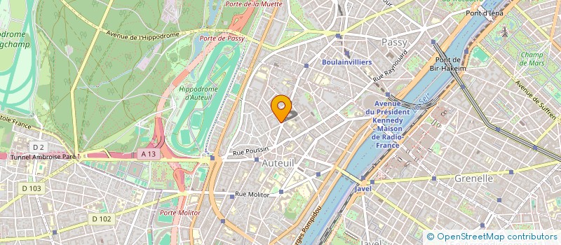 localisation de l'entreprise ATELIER CYBELE  PARIS