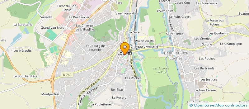 localisation de l'entreprise ATELIER D'AGNES à LOCHES