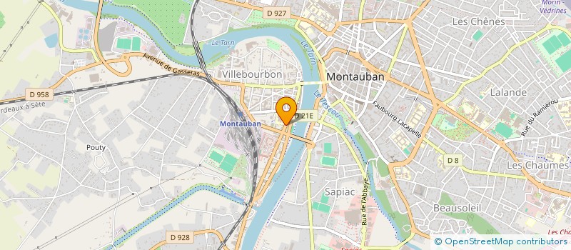 localisation de l'entreprise ATELIER D'AIDE ET DE SOUTIEN SCOLAIRE à MONTAUBAN