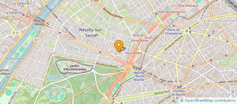 localisation de l'entreprise ATELIER D ALAIN à NEUILLY-SUR-SEINE