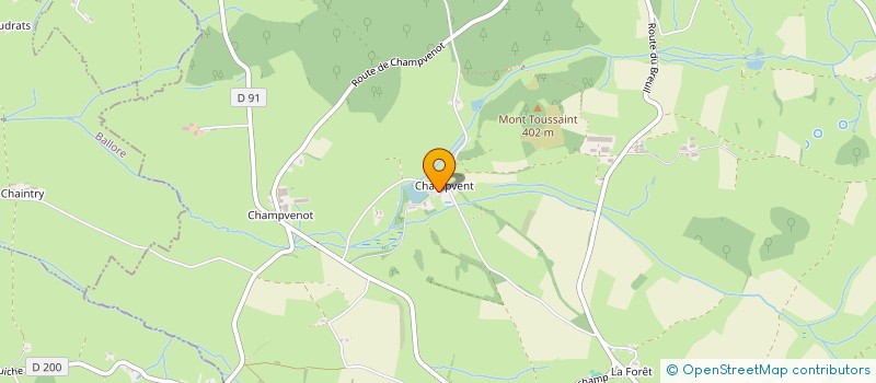 localisation de l'entreprise ATELIER D AMBRIRIS  GUICHE (LA)