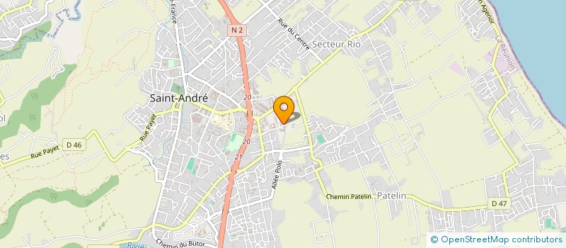 localisation de l'entreprise ATELIER D'AMENAGEMENT TOURISTIQUE POUR L'INSERTION à SAINT-ANDRE