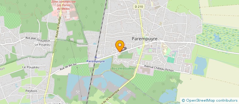 localisation de l'entreprise ATELIER D'ANNA à PAREMPUYRE