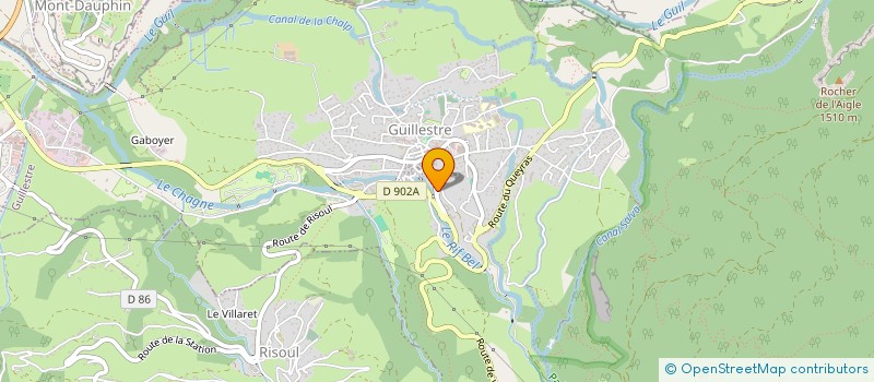 localisation de l'entreprise ATELIER D'ARCHITECT(E)S DE MONTAGNE  GUILLESTRE
