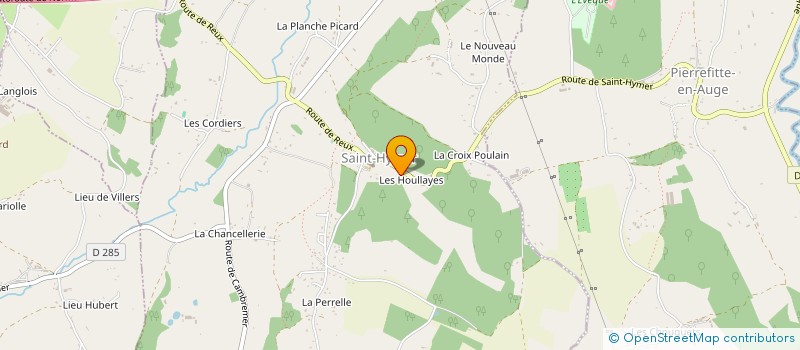 localisation de l'entreprise ATELIER D'ARCHITECTES DE LA TOUQUES  SAINT-HYMER