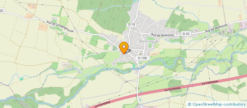 localisation de l'entreprise ATELIER D'ARCHITECTURE COLOMBO  REININGUE