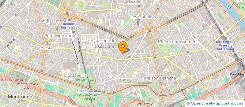 localisation de l'entreprise ATELIER D'ARCHITECTURE EX MATERIA  PARIS