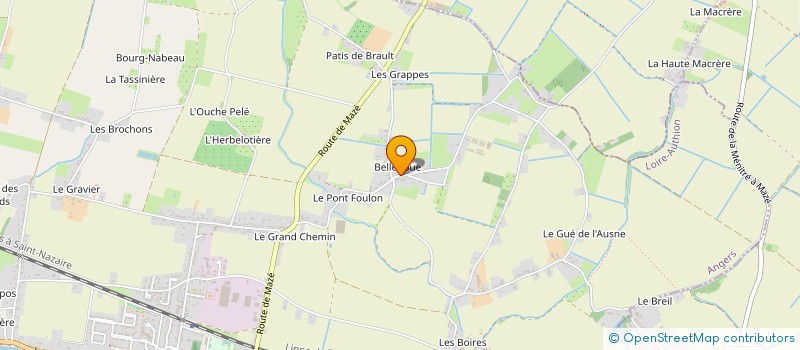 localisation de l'entreprise ATELIER D'ARCHITECTURE FLORIAN LERMITE  BRISSAC LOIRE AUBANCE