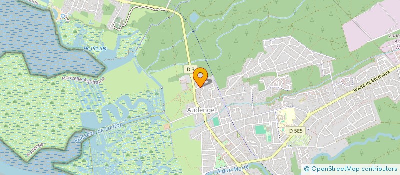 localisation de l'entreprise ATELIER D ARCHITECTURE GENERALE  AUDENGE