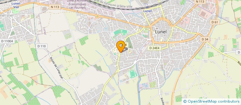 localisation de l'entreprise ATELIER D'ARCHITECTURE HESTIA  LUNEL