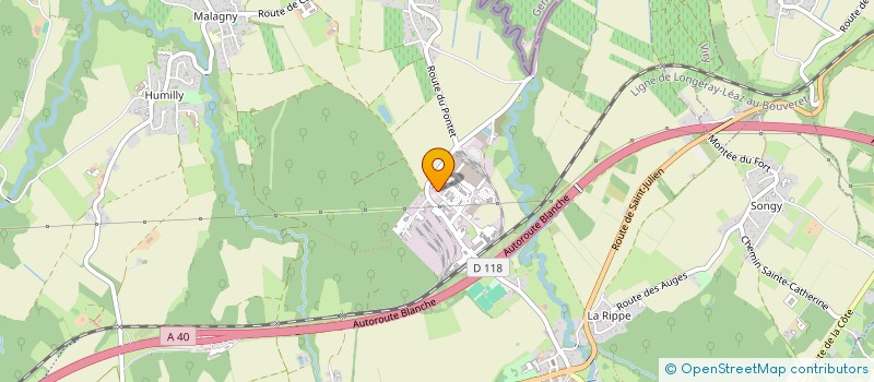 localisation de l'entreprise ATELIER D' ARCHITECTURE IACHINI ZAMPIN  VIRY