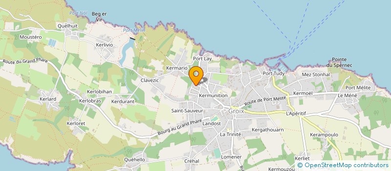 localisation de l'entreprise ATELIER D'ARCHITECTURE INSULAIRE  GROIX