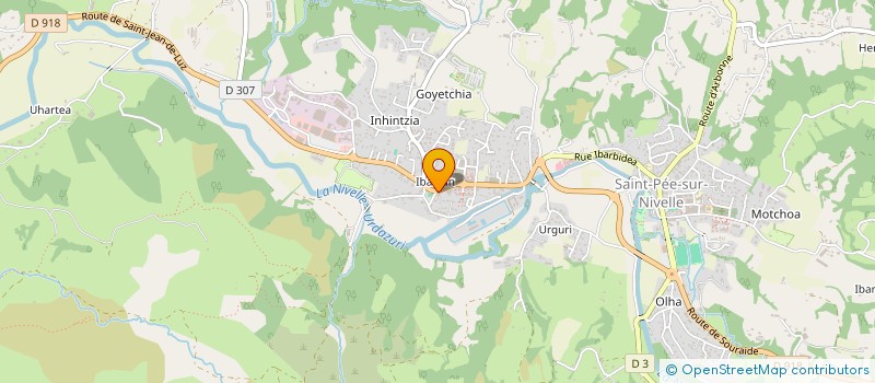 localisation de l'entreprise ATELIER D ARCHITECTURE JEAN & DUMOULIN à SAINT-PEE-SUR-NIVELLE