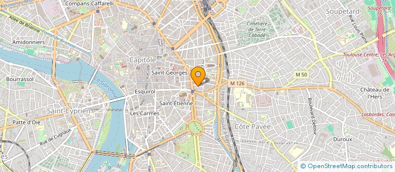localisation de l'entreprise ATELIER D'ARCHITECTURE LEDUC GIRAUD  TOULOUSE