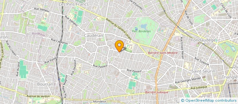 localisation de l'entreprise ATELIER D'ARCHITECTURE RD  BORDEAUX