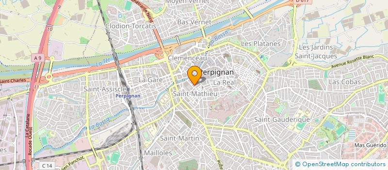 localisation de l'entreprise ATELIER D'ARCHITECTURE RESONANCES  PERPIGNAN