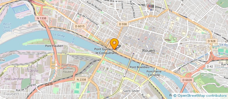 localisation de l'entreprise ATELIER D'ARCHITECTURE TAFFOU PATRICE à ROUEN