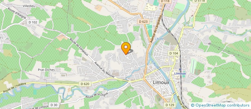localisation de l'entreprise ATELIER D'ARCHITECTURE VILLES & VIES à LIMOUX
