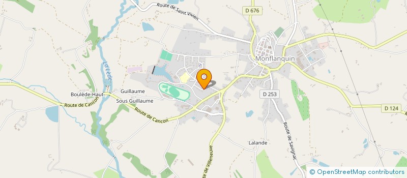 localisation de l'entreprise ATELIER D'ARCHITECTURES STRATES  MONFLANQUIN