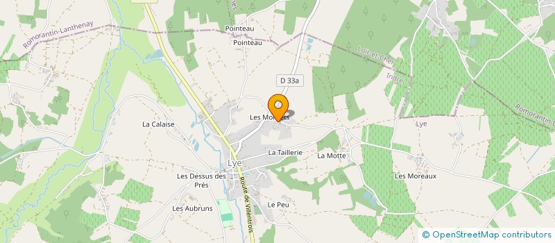 localisation de l'entreprise ATELIER D'AROMES à LYE