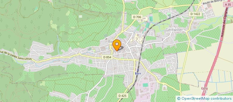 localisation de l'entreprise ATELIER D'ART  BARR