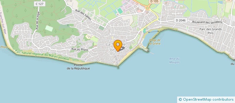 localisation de l'entreprise ATELIER D'ART CONTRASTE à LA TRANCHE-SUR-MER