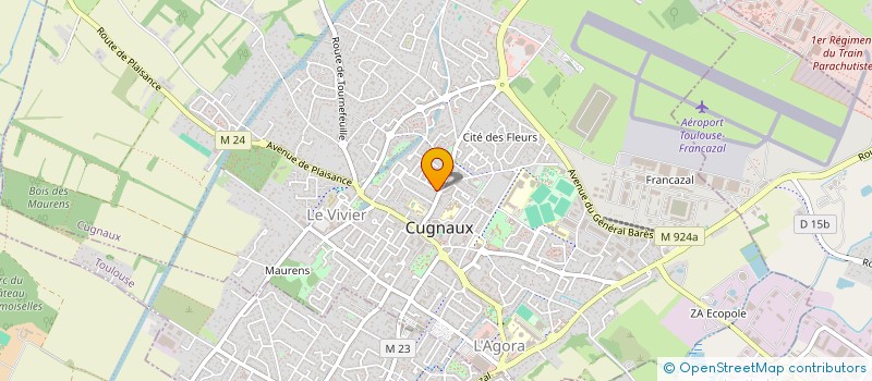 localisation de l'entreprise ATELIER D'ART DENTAIRE à CUGNAUX