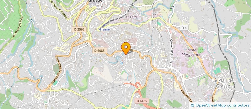 localisation de l'entreprise ATELIER D'ART FLORAL DE GRASSE  GRASSE