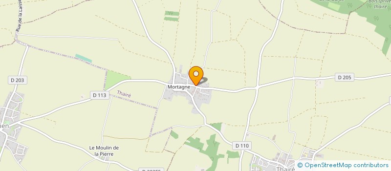 localisation de l'entreprise ATELIER D'AUNIS  THAIRE