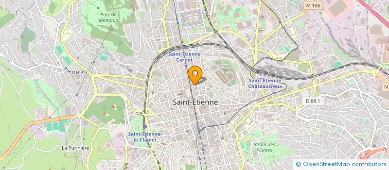 localisation de l'entreprise ATELIER D'AUTAN à SAINT-ETIENNE