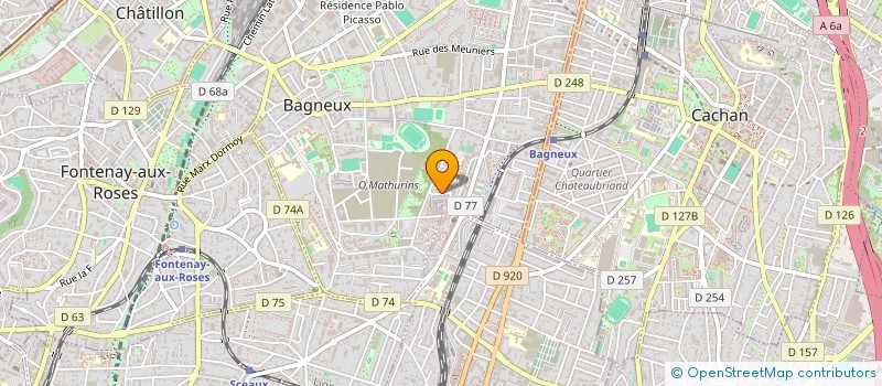 localisation de l'entreprise ATELIER D AUTEUIL à BAGNEUX