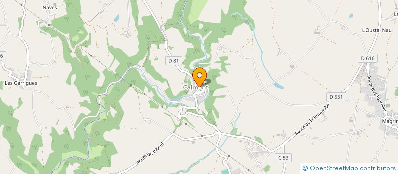 localisation de l'entreprise ATELIER D'EGUISON  LUC-LA-PRIMAUBE