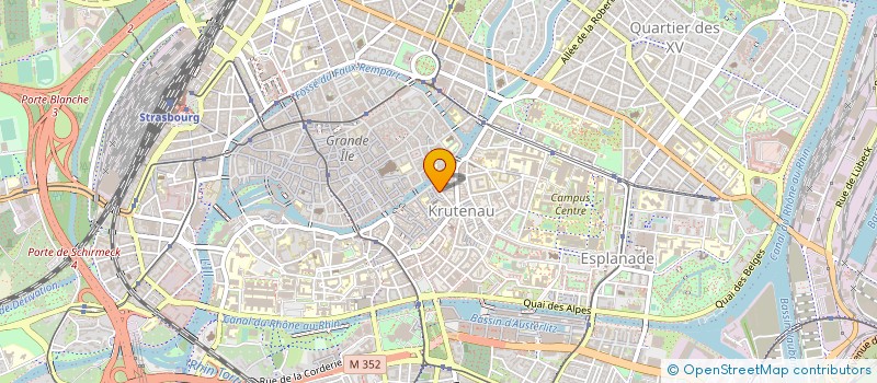 localisation de l'entreprise ATELIER D'ENCADREMENT DES BATELIERS à STRASBOURG