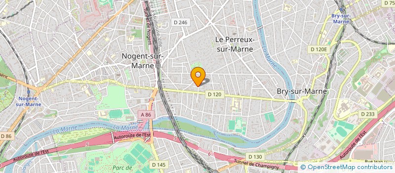 localisation de l'entreprise ATELIER D'ENSEIGNES DU PERREUX à LE PERREUX-SUR-MARNE