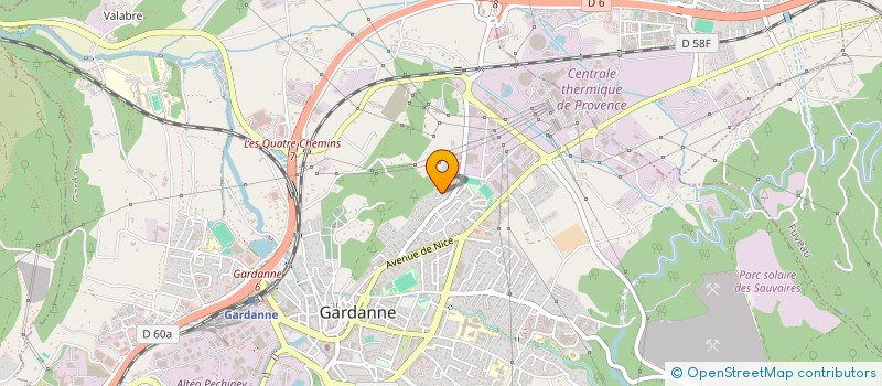 localisation de l'entreprise ATELIER D ETHER VIVANTE  GARDANNE
