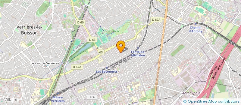 localisation de l'entreprise ATELIER D'EXCELLENCE à ANTONY