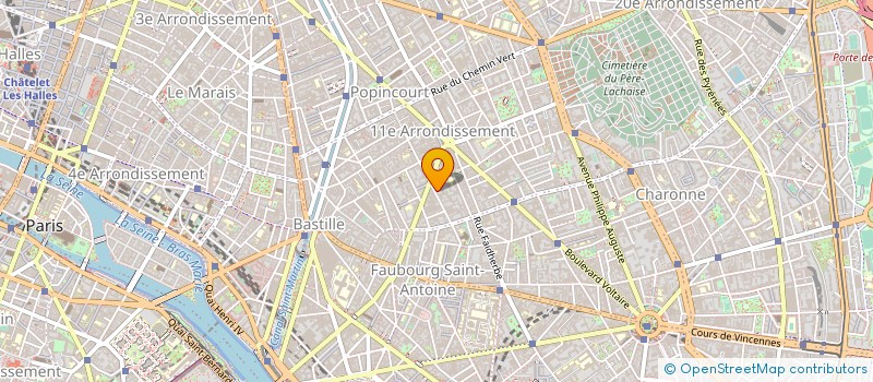 localisation de l'entreprise ATELIER D'HORLOGERIE NORA à PARIS