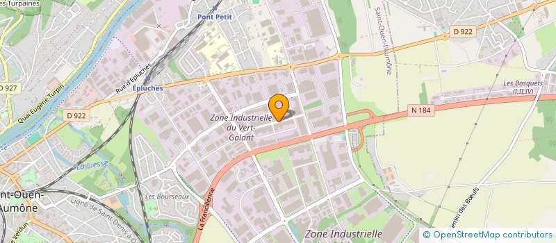 localisation de l'entreprise ATELIER D'IMPRESSIONS PUBLICITAIRES à SAINT-OUEN-L'AUMONE