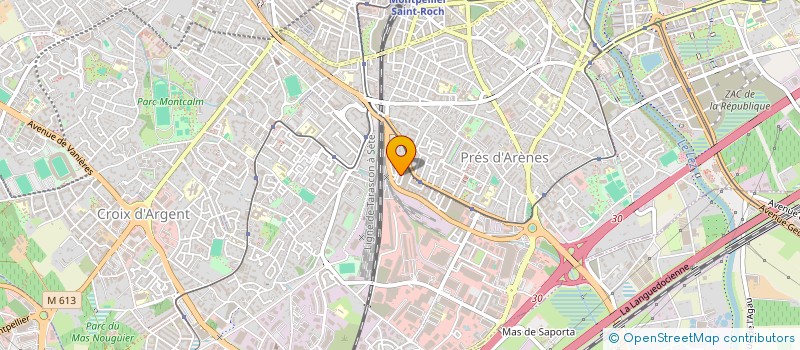 localisation de l'entreprise ATELIER D'INGENIERIE ET DE CONSTRUCTIONS à MONTPELLIER